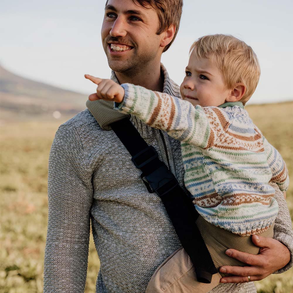 PouchCo-Adventurer-Ergonomic-Toddler-Sling-Carrier-Olive-Corduroy-1.jpg PouchCo Adventurer Ergonomic Toddler Sling Carrier - Olive Corduroy