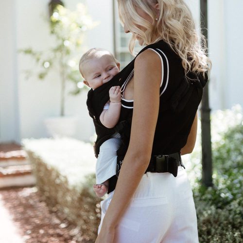 PouchCo Ergonomic Premium Baby Carrier - Black - Image 9