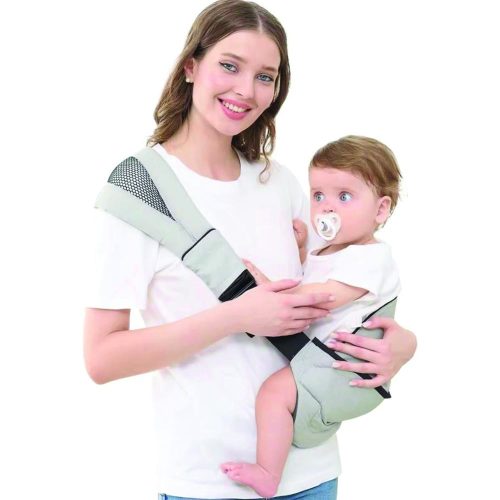 PouchCo Totterrain Ergonomic Toddler Sling Carrier - Khaki - Image 3