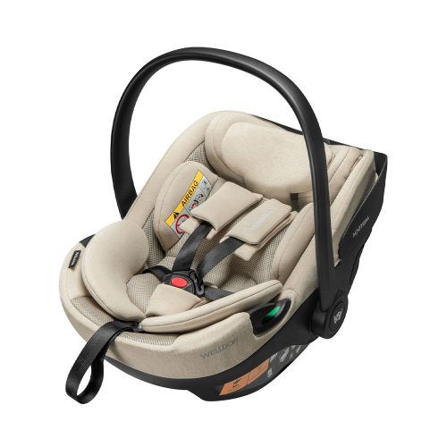 LUXMOM Glide 9-in-1 Travel System - Black, Comes with a Beige Sahara Colour Infant Seat - Image 20